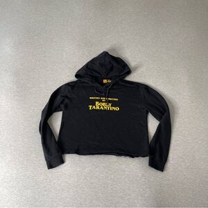 Bobby Tarantino Logic Women's Terry Lined Cropped Pullover Hoodie Sweater